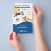 Zachte Honden Uitlaatservice Bedrijf Flyer (Hand)