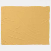 Zachte honinggouden fleece deken (Voorkant (Horizontaal))