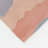 zachte-horizongolven fleece deken (Hoek)