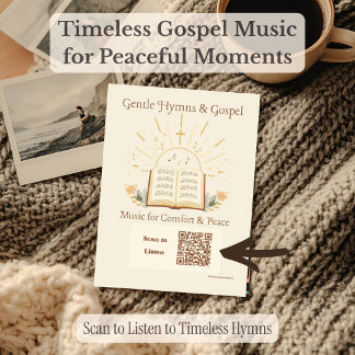 Zachte hymnen & gospel muziek | Troostende christe Fotoplaat