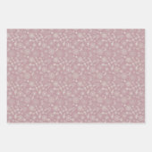 Zachte ingewikkelde en bloemstukken inpakpapier vel (Voorkant 2)