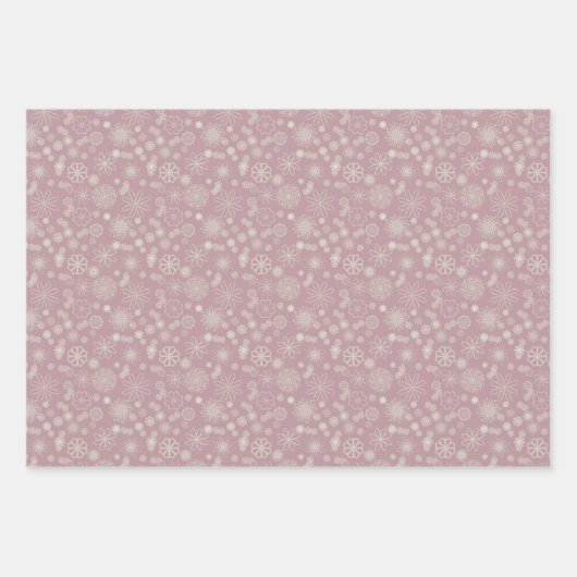 Zachte ingewikkelde en bloemstukken inpakpapier vel (Voorkant 2)