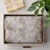Zachte Ivoor Tuinbloei Tissuepapier (Geschenk)