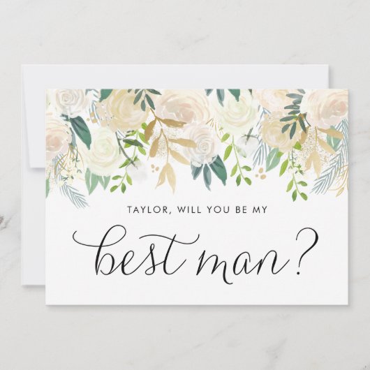 Zachte ivoren bloemen, jij bent mijn beste man (Voorkant)