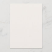 Zachte Ivoren Oefendiner | Elegante Trouw Menu (Achterkant)