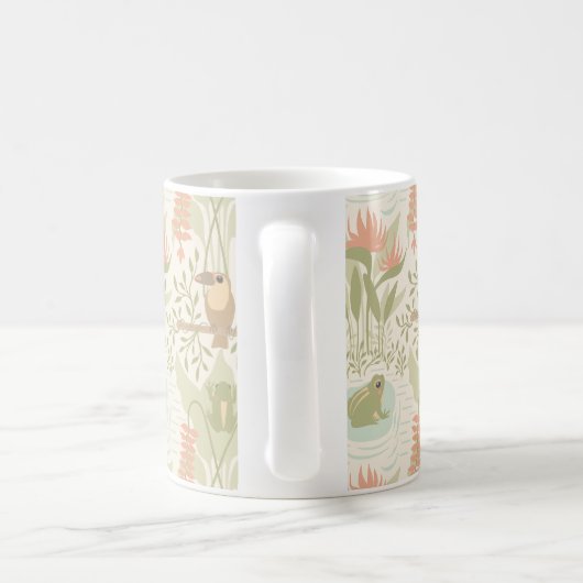 Zachte Jungle Kikkers & Vogels Koffiemok (Handvat)