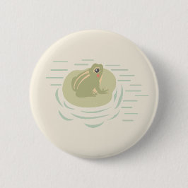 Zachte Jungle Kikkers & Vogels Ronde Button 5,7 Cm