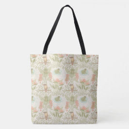 Zachte Jungle Kikkers & Vogels Tote Bag