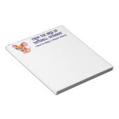 Zachte Kaasman Zakelijke Muis Bril Nerdy Notitieblok (Schuin)