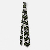 Zachte Kantoor Wilde Bloemen Boho Das (Achterkant)