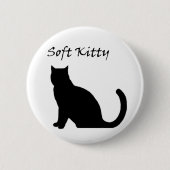 Zachte Kat Button (Voorkant)