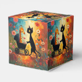 Zachte Kat Giraffe Favor Doos Bedankdoosjes (Achterkant)