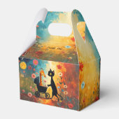 Zachte Kat Giraffe Favor Doos Bedankdoosjes (Achterkant)