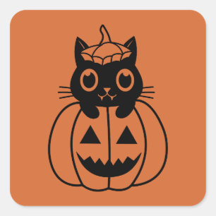 Zachte Kat Liefhebber Sticker blijf positief