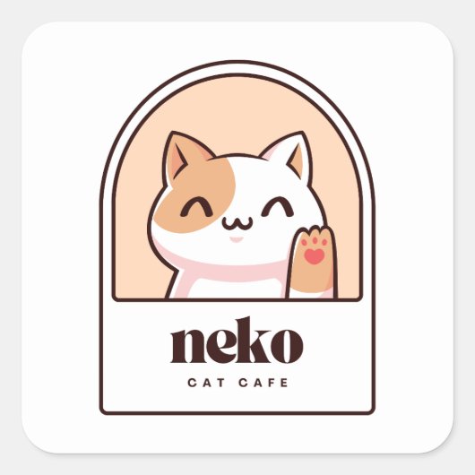 Zachte Kat Liefhebber Sticker | kat mama (Voorkant)