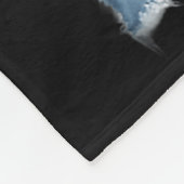 Zachte Kat Patroon Denim Patchwork Grappige Kat Li Fleece Deken (Hoek)