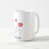 Zachte Kat Poot Liefde Koffiemok (Voorkant rechts)