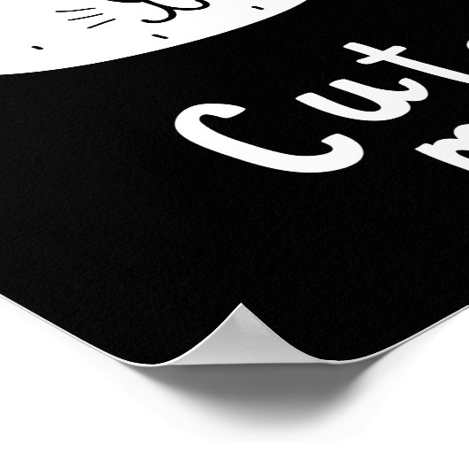 Zachte kat poster (Hoek)