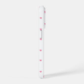 Zachte Kat Stippen Harten iPhone Hoesje (Rechterkant)