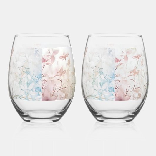 Zachte katoenen stomeloze wijn glas set (Links)