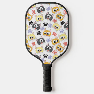 Zachte Katten Patroon Pickleball Paddle