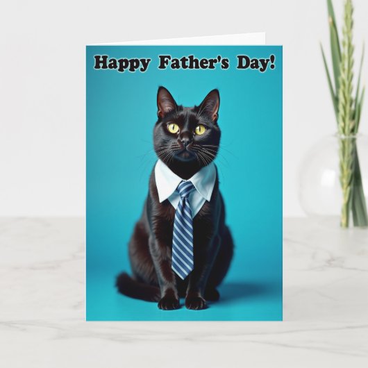 Zachte Katten Vaderdag Kaart (Voorkant)