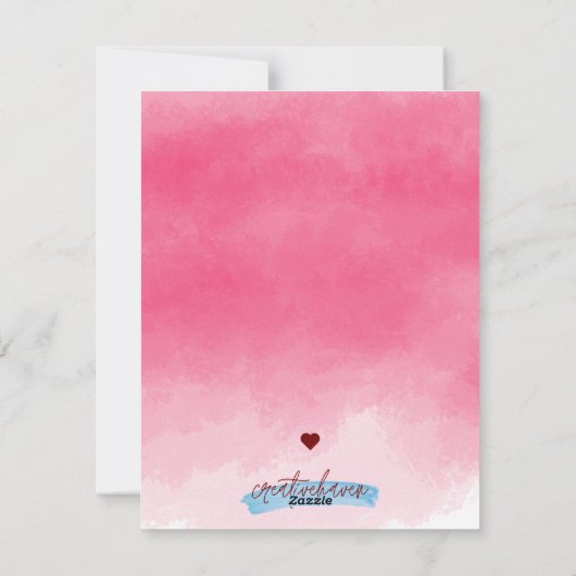 Zachte Katten Valentijnsdag Feestdagenkaart (Achterkant)