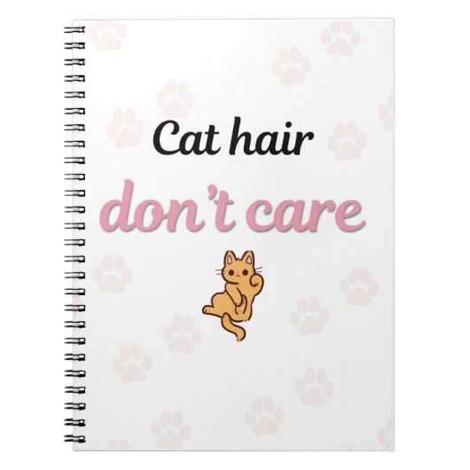Zachte Kattenhaar Katten Notebook Notitieboek (Voorkant)