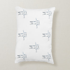 Zachte kattenkussenhoes accent kussen