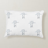 Zachte kattenkussenhoes accent kussen (Achterkant)