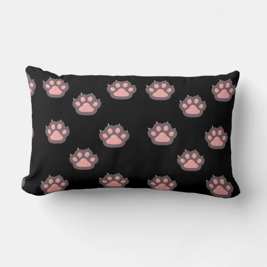 Zachte kattenpoten decoratieve kussen (Voorkant)