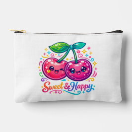 Zachte Kawaii Kersen Tuin Portemonnee Etui