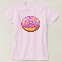 Zachte Kawaii Roze Donut Met Strooisel 