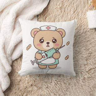 Zachte Kawaii Verpleegster Teddybeer Kussen