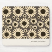 Zachte Keizer Florals Bruin Muismat (Voorkant)