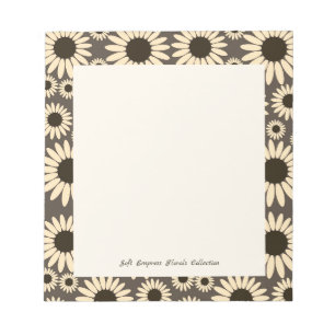 Zachte Keizer Florals Bruin Notitieblok