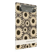 Zachte Keizerin Bloemen Bruin Mini Klembord (Schuin)