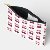 Zachte kers met strikpatroon etui (Open)