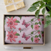 Zachte Kersen Vlinder Patroon, Glanzend Kawaii Fru Tissuepapier (Geschenk)