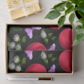 Zachte Kersen Vlinder Patroon, Glanzend Kawaii Fru Tissuepapier (Geschenk)