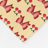 Zachte Kersenslus Naadloos Patroon Roze Esthetiek Fleece Deken (Hoek)