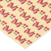 Zachte Kersenslus Naadloos Patroon Roze Esthetisch Tafelkleed (Gekanteld)