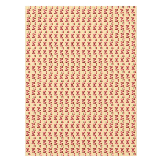 Zachte Kersenslus Naadloos Patroon Roze Esthetisch Tafelkleed (Voorkant)