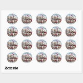 Zachte Kerst Teddybeer Sticker (Vel)
