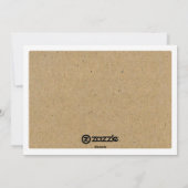 Zachte kerstkaart met foto en malse pepernootstokk (Achterkant)