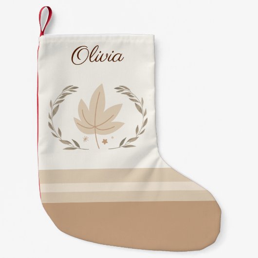 Zachte Kerstmis Kous Kleine Kerstsok (Voorkant)