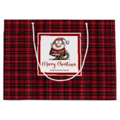 Zachte Kerstmis Whimsical Kerstman Cadeautas Ontwe (Voorkant)