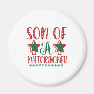 Zachte kerstzoon van een voedingskraker magneet