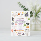 Zachte Kinderen Halloween Ansichtkaart Briefkaart (Staand voorkant)