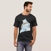 Zachte Kitten Gescheurde Stof Zachte Kitten Gesche T-shirt (Voorkant volledig)